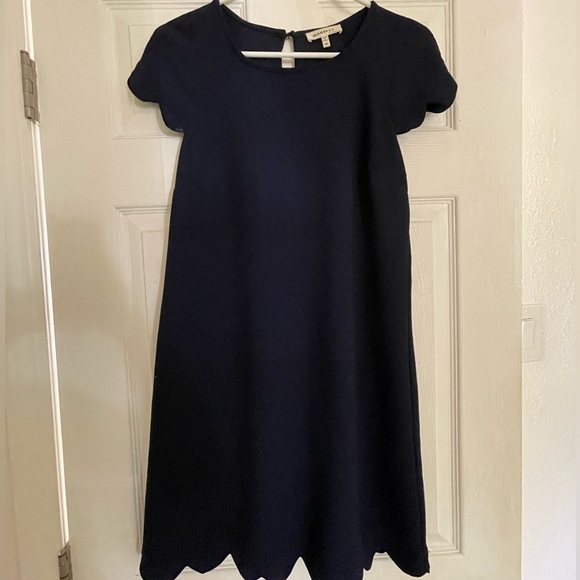 Elegant Navy Blue Dress - Picture 2 of 2